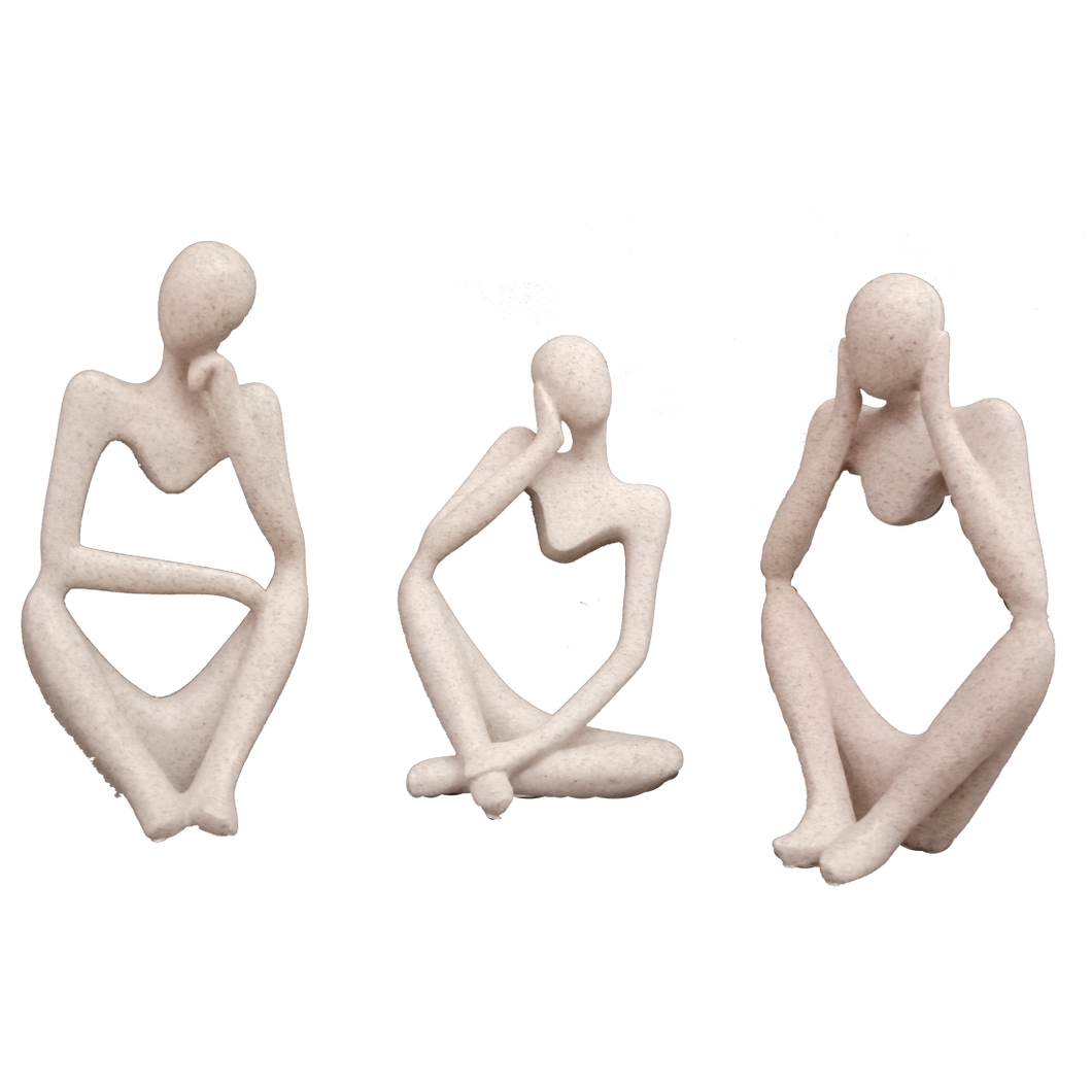 Abstract Creative Thinker People Sculptures Figurines Office Home Decoration