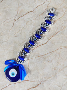 Seven Horse Evil Eye With Amulet Hanging