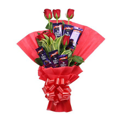 Rose Chocs Bouquet