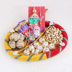 Designer Rakhi Thali Hamper