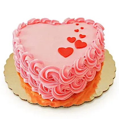 Floral Heart Cake