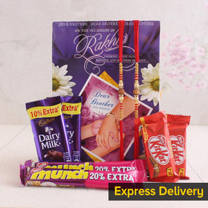 Lovely Choco Rakhi Combo