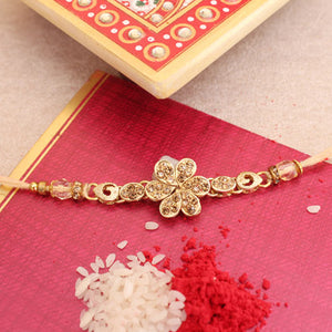 Floral Stone Rakhi