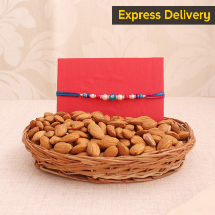 Rakhi With Almond Combo