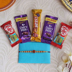 Delicious Rakhi & Choco Combo