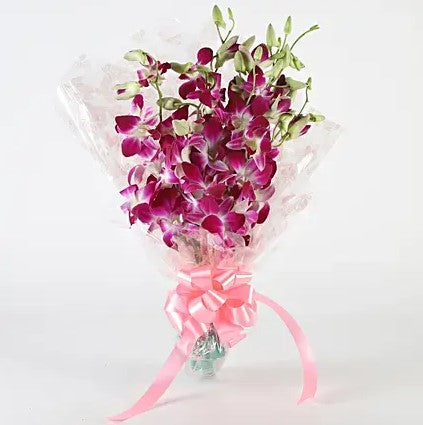 Royal Orchids Bunch - Online Flowers Delivery In Delhi