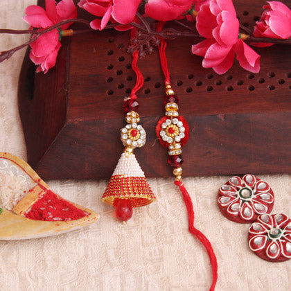 Stunning Bhaiya Bhabhi Lumba Set
