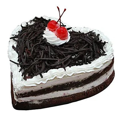 Heart Shape Black Forest Cake