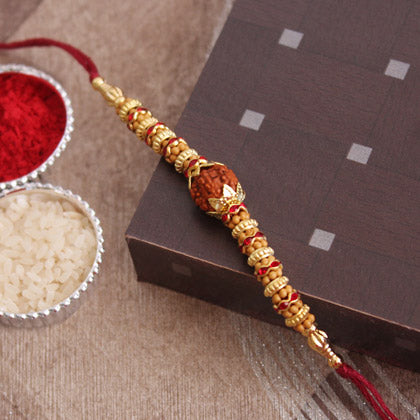 Charming Rudraksha Rakhi