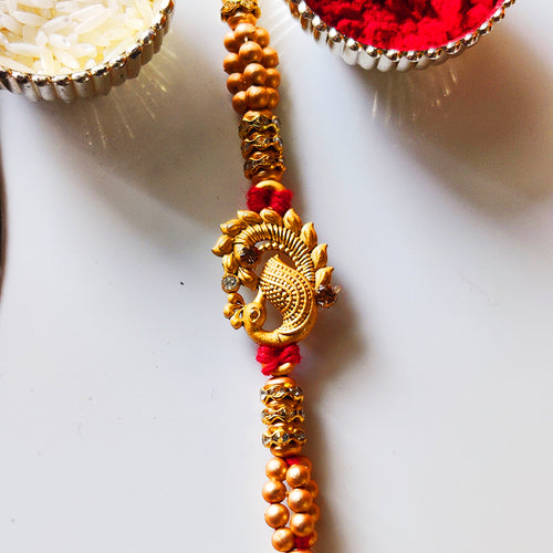 Designer Peacock Rakhi
