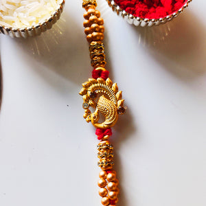 Designer Peacock Rakhi