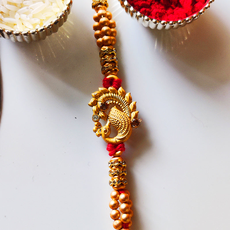 Designer Peacock Rakhi