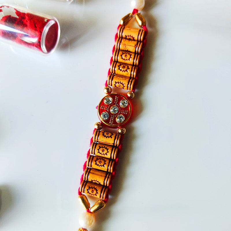 Alluring Stone Rakhi