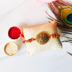 Rudraksh Beads Rakhi