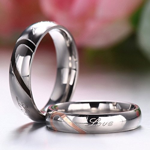 Stainless Steel Silver Adjustable Couple Rings at Rs 50/pair in Ghaziabad
