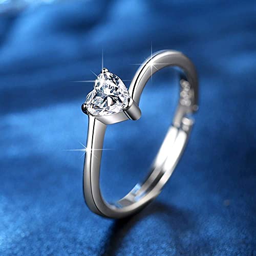 Heart Promise Adjustable Ring for your women And Girl Valentine's ,Day Engagement