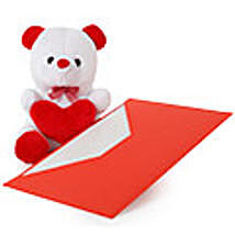 6 Inch Teddy Bear With Greeting Card as per Occasion