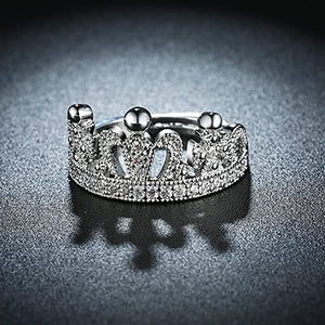 Women's Plated Royal Princess Crown Malleable Offer Ring For Your Girl And Women