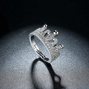 Women's Plated Royal Princess Crown Malleable Offer Ring For Your Girl And Women