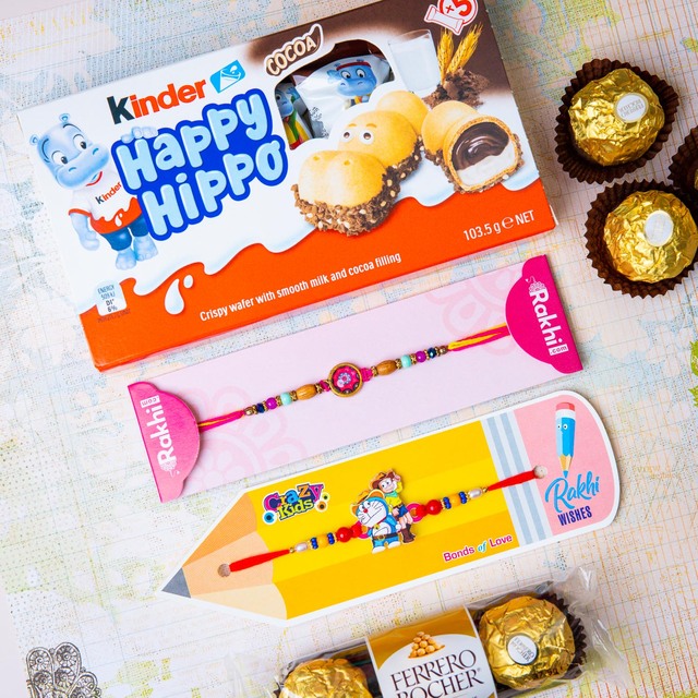 Beautiful Rakhis And Chocolates - For Australia