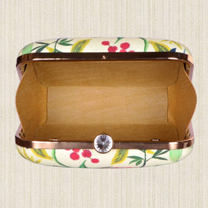Vibrant Floral Printed Clutch