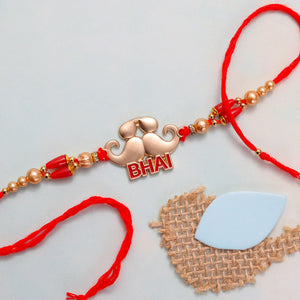 Designer Bhai Rakhi with Lindt Chocolate - For Canada