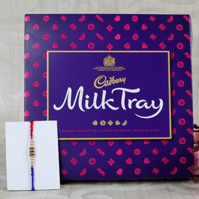 Beautiful Rakhi with Chocolate - For UK