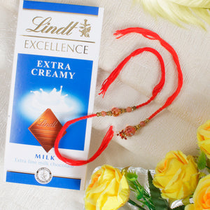 Bhaiya Bhabhi Rakhi with Chocolate - For UK