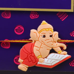 Ganesha Kid's Chocolate Rakhi Hamper - For UK