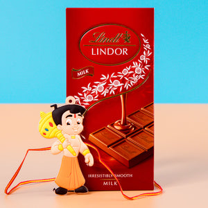 Kid's Rakhi with Lindt Chocolates - For UK