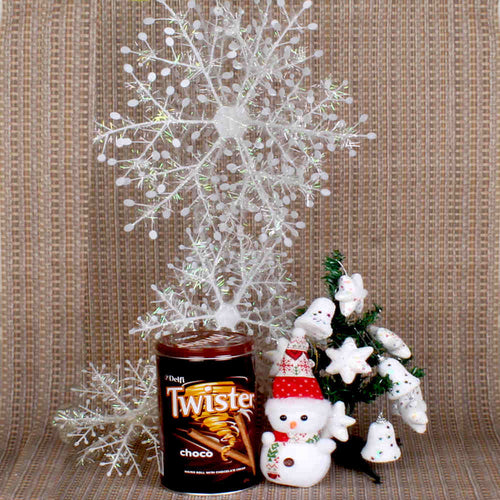 CHRISTMAS SNOW MAN CHOCO HAMPER