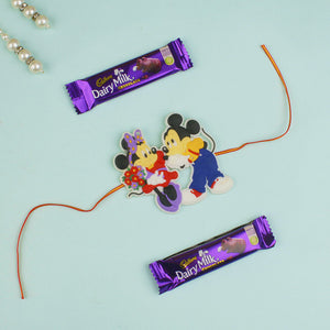 Kid's Mikey Rakhi with Chocolates - For Canada
