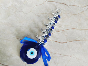 Elephant With Turkish Evil Eye Hanging