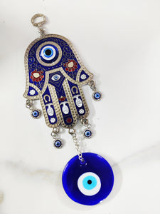 Hamsa Hand With Amulet Hanging