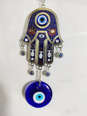 Hamsa Hand With Amulet Hanging