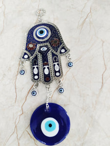 Hamsa Hand With Amulet Hanging