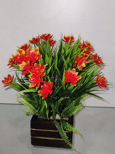 Artificial Red Flower Arrangement