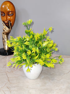 Artificial Yellow Leaf Plant