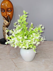 Artificial White Bud Plant