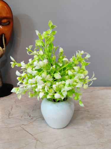 Artificial White Bud Plant