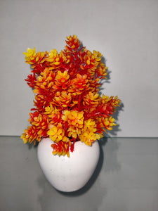 Artificial Red Flower Pot