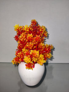 Artificial Red Flower Pot
