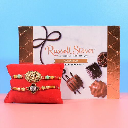 Sizzling Rakhi Chocolates Hampers - For USA