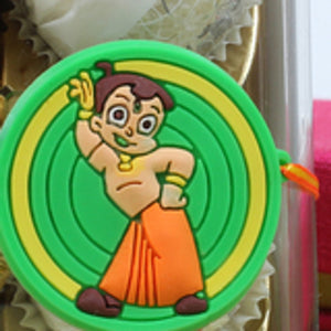 Chota Bheem Dry Fruit Rakhi Hamper - For USA