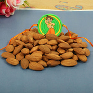 Chota Bheem Dry Fruit Rakhi Hamper - For USA