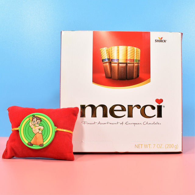 Kid's Rakhi with Finest Chocolate - For USA