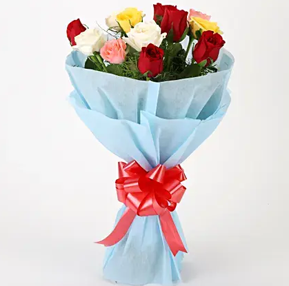 Love Colorful Bouquet - Online Flowers Delivery In Delhi