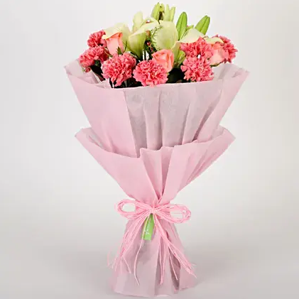 Beautiful Pink Bouquet - Send Flowers Online