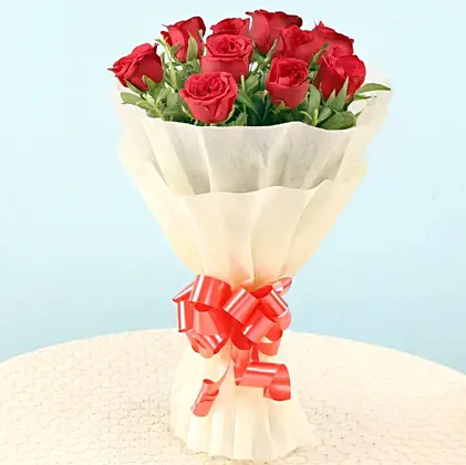 Elegant Roses Bouquet - Send Flowers Online