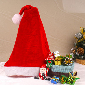 TREE ORNAMENTS WITH SANTA CAP